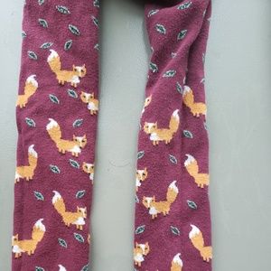 Hanna Andersson fox tights size 130/140